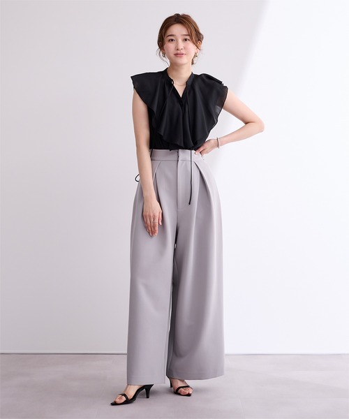 ブラウス シャツ ラッフルスリーブブラウス レディース ラッフルスリーブブラウス [C6995] - レディースファッション
