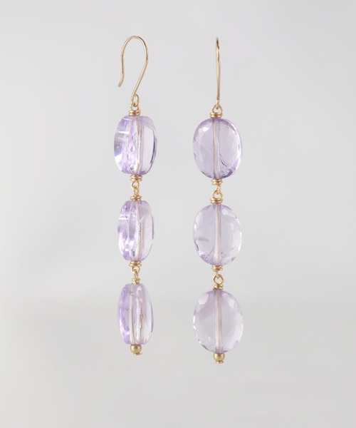 anq.（アンク） ピアス 「anq.」K10/K14GF・アメシスト/シトリン