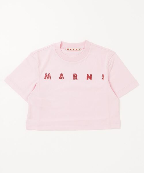 MARNI Kids & Junior ブランドロゴ半袖Tシャツカットソー セール】MARNI（マルニ）Kids & Junior ブランドロゴ半袖Tシャツ