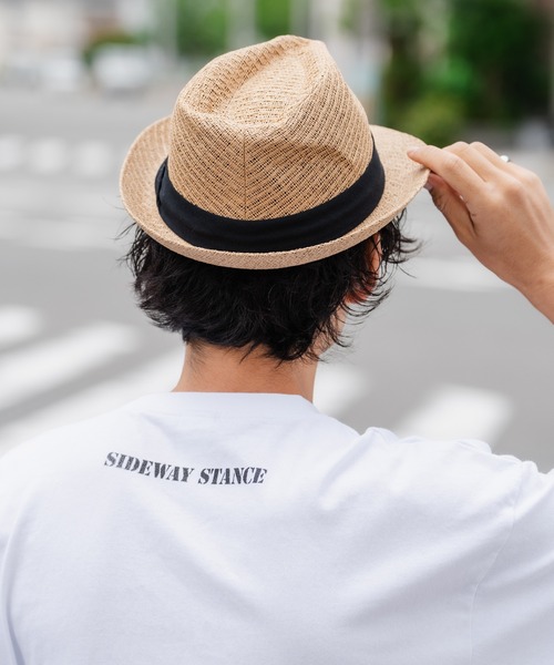improves 帽子 ハット ペーパー素材 中折 ストローハット メンズ