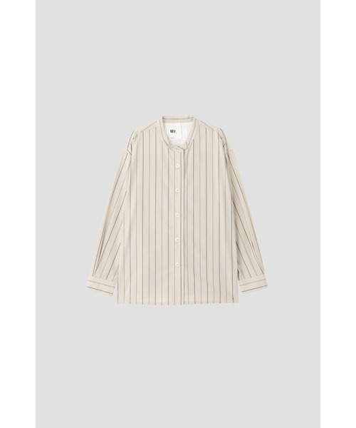 シャツ ブラウス WIDE STRIPE COTTON レディース