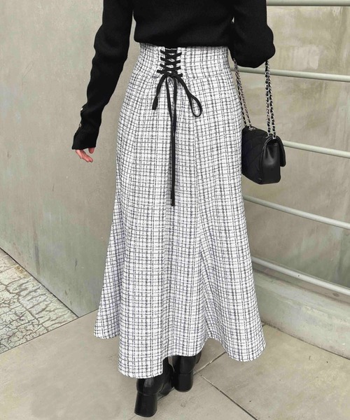 verybrain ツイードマーメイドスカート Verybrain（ベリーブレイン）の「very brain/VS-098 ﾂｲｰﾄﾞﾏｰﾒｲﾄﾞSK