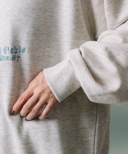FREAK'S STORE トレーナー スウェット ミックス刺繍スウェット