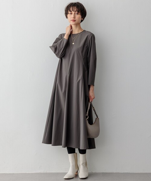 【新品】ワンピース 23区（ニジュウサンク） ワンピース 「洗える」ストレッチタイプ