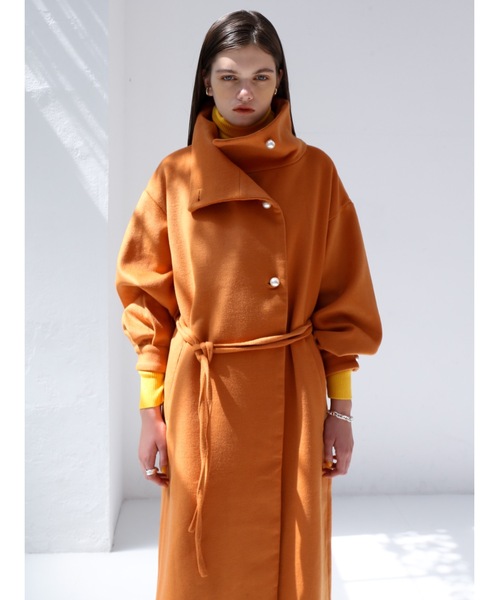 Katrin TOKYO ステンカラーコート コート stand collar pearl button