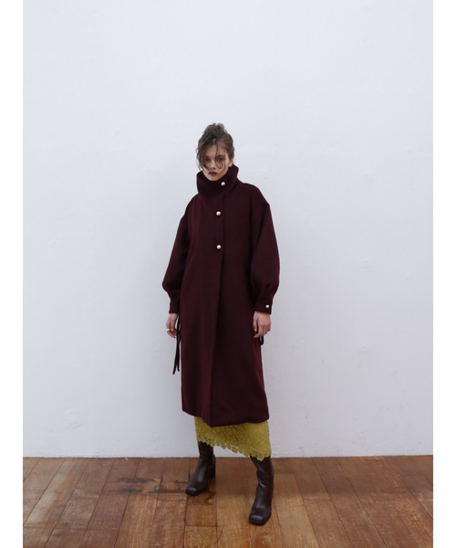 Katrin TOKYO ステンカラーコート コート stand collar pearl button