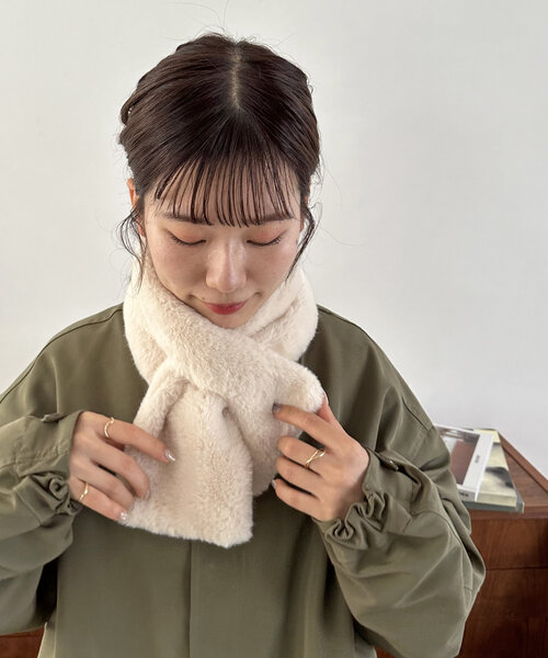 Discoat（ディスコート） マフラー ストール ファーティペット