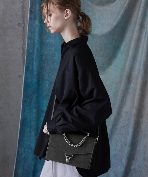 SERACE ショルダーバッグ 「SERACE」Metal chain 3way square