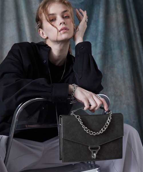 SERACE ショルダーバッグ 「SERACE」Metal chain 3way square shoulder