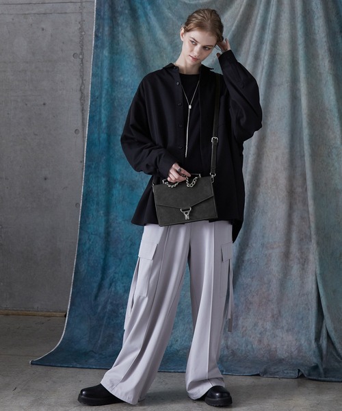 SERACE ショルダーバッグ 「SERACE」Metal chain 3way square