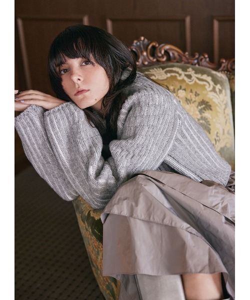 【50%OFF】畔ストライプショートニット　COEL　コエル　ニット　トップス COEL ニット セーター 畔ストライプショートニット レディース