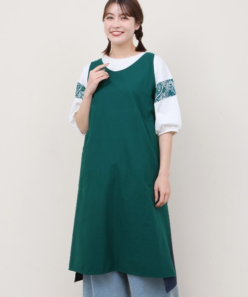 【新品未使用】yellowpelota イエローペロタ エプロンドレス 70s patchwork print apron dress | Quilt