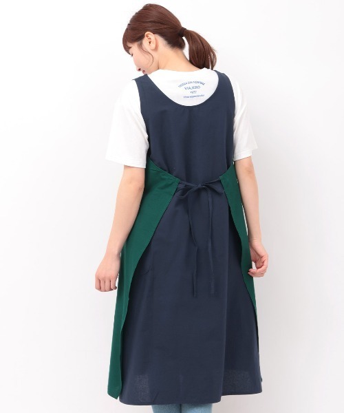 チチカカ（TITICACA） ワンピース バイカラーエプロンドレス