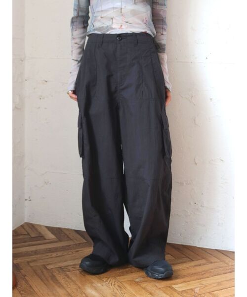 【新品タグ付】Ungridアングリッド ミリタリーボリュームルーズ パンツ ミリタリールーズパンツ（その他パンツ）｜Ungrid（アングリッド