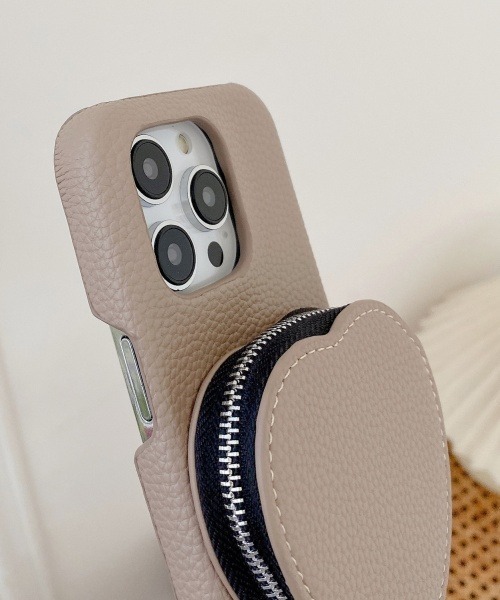 Fun & Daily スマホケース F＆D : ハートケース付きiPhoneケース