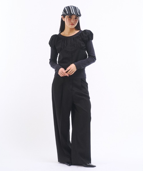 FEKETE スラックス パンツ WIDE SLACKS / ワイドスラックス