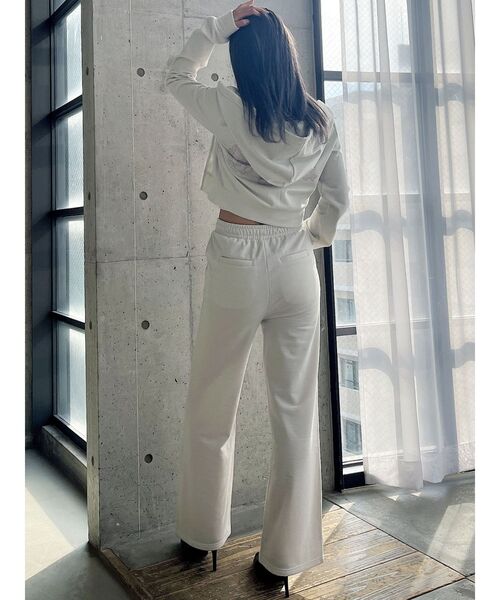 GYDA スウェットパンツ ジャージ GYDAラメフレアパンツ「SETUP