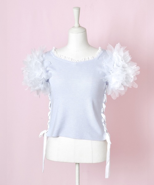 mellfy memory ニット トップス mellfy memory（メルフィーメモリー） ニット セーター Fairy flower