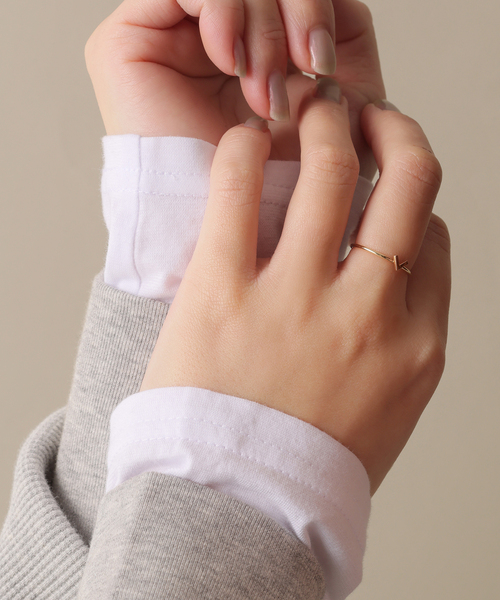 Lilas 指輪 リング 「WEB限定」Vラインリング K10 レディース