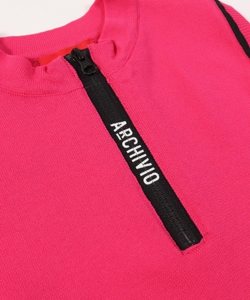 archivio（アルチビオ） ワンピース 「LADIES」部分メッシュノースリ