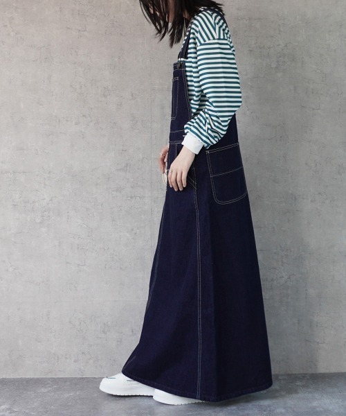 Emma（エマ） サロペット オーバーオール デニムサロペットスカート