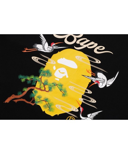 【A BATHING APE】2色展開 JAPANESE CRANE TEE 要在庫確認 JAPANESE CRANE TEE | bape.com