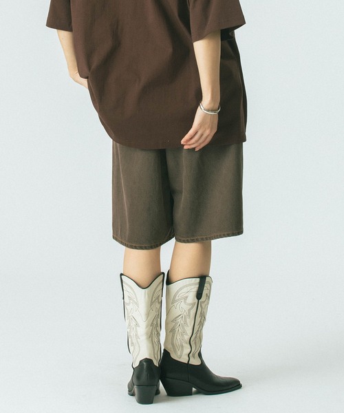 ROSE BUD（ローズバッド） パンツ (CREOLME)TUCK HALF PANTS