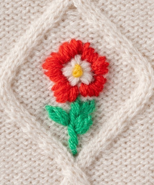 「combimini」 「KIDS」ニットワンピース 80 ネイビー キッズ_画像4