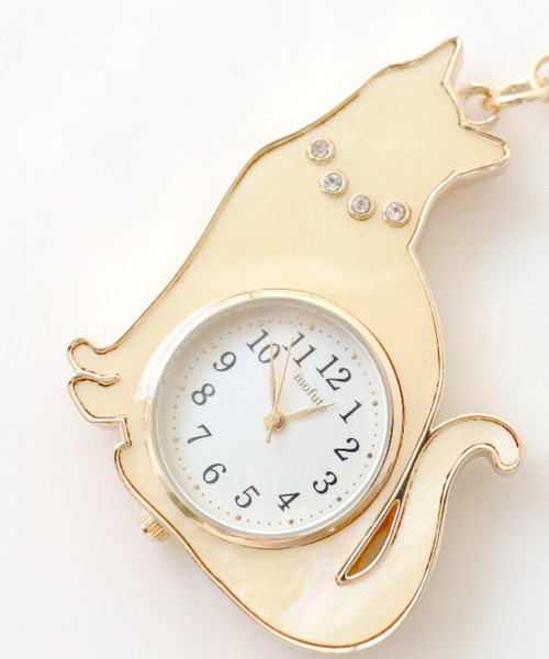 腕時計 「nattito/ナティート」Cat Key Chain Watch/猫キーチェーン