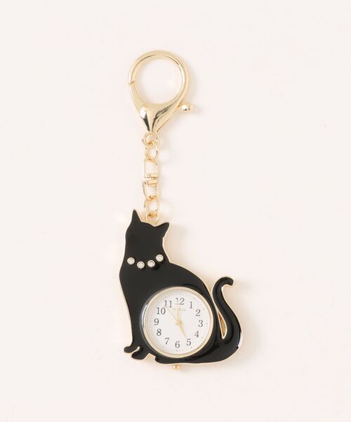腕時計 「nattito/ナティート」Cat Key Chain Watch/猫キーチェーン
