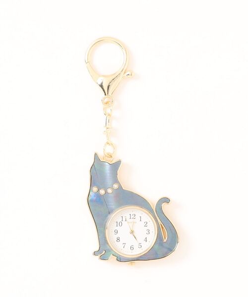 CAT. watch   猫ミュージック時計 腕時計 「nattito/ナティート」Cat Key Chain Watch/猫キーチェーン