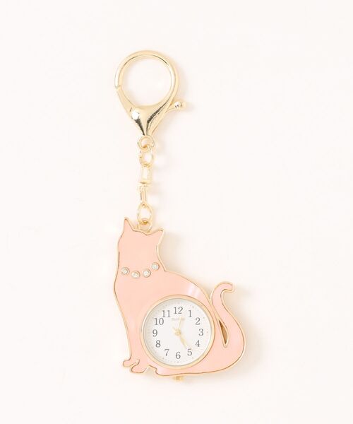 腕時計 「nattito/ナティート」Cat Key Chain Watch/猫キーチェーン