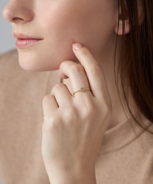 4℃（ヨンドシー） 指輪 リング 「The Tidal」K10イエローゴールド