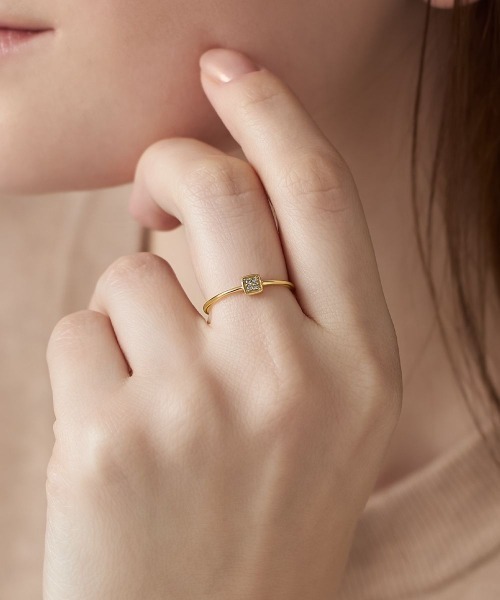 4℃（ヨンドシー） 指輪 リング 「The Tidal」K10イエローゴールド