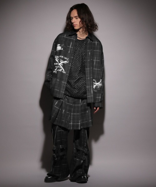 HARE シャツ 「UNDERGROUND MODE SET UP対応」チェックモチーフ