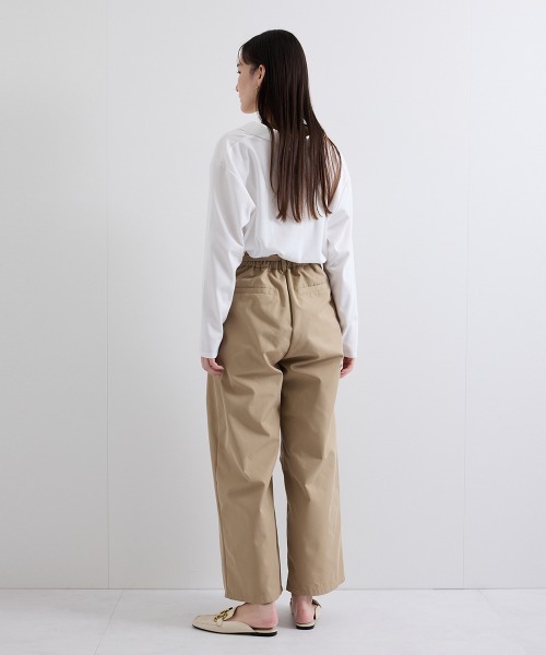 ketty（ケティ） ワイドパンツ チノパン ツイルタックカーブパンツ