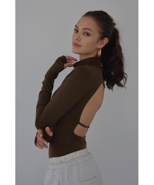 ALEXIA STAM（アリシアスタン） tシャツ Wellness High Neck Bodysuit