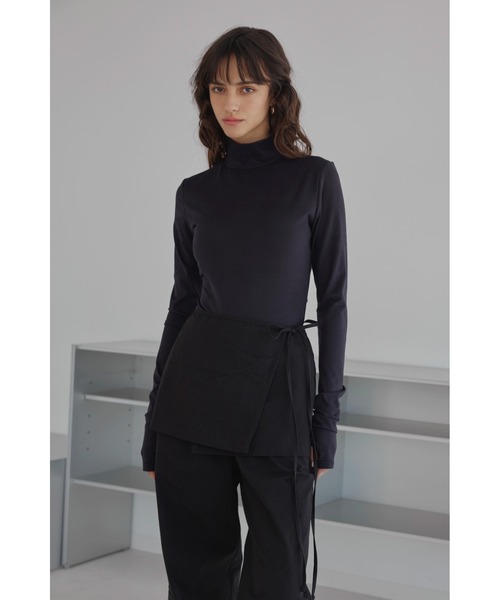【レア•完売品】ALEXIA STAM Wellness ロンパース BLACK ALEXIA STAM（アリシアスタン） tシャツ Wellness High Neck Bodysuit
