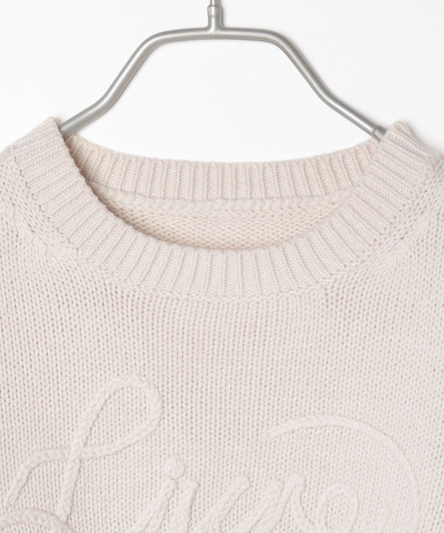 「Heather」 長袖ニット FREE ブラック レディース_画像4