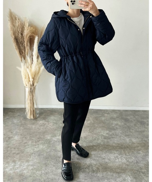 Emma Taylor ダウンコート　ネイビー Emma Taylor（エマテイラー） コート 38 ネイビー レディース