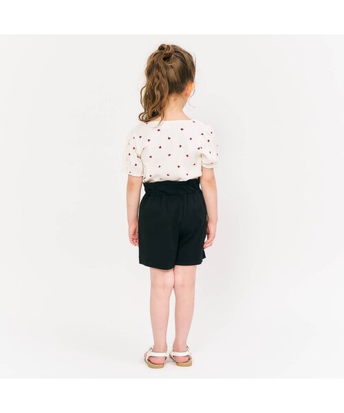 tシャツ 「WEB限定/ジュニア対応」スクエアネックパフスリーブ半袖Tシャツ キッズ 子供服 女の子 | apres les cours | 10
