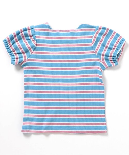 tシャツ 「WEB限定/ジュニア対応」スクエアネックパフスリーブ半袖Tシャツ キッズ 子供服 女の子 | apres les cours | 06