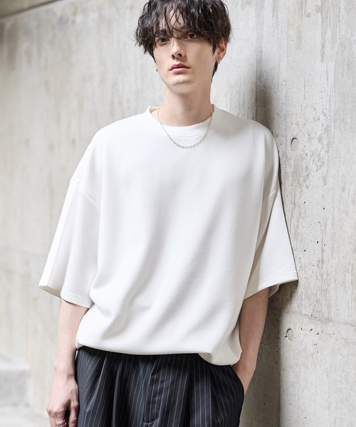 tシャツ マルチファンクショナリードレープポンチ/ヴィンテージ加工