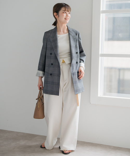 Spick&Span •テーラードジャケット Spick＆Span ジャケット テーラードジャケット ラミーミックス