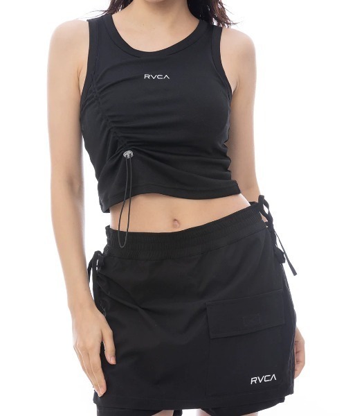 「新品未使用 」 RVCA/ルーカ M レディース タンクトップ ラッシュガード RVCA ルーカ ラッシュガード レディース タンクトップ カップ付