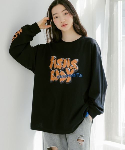 tシャツ 「Fishs Eddy(フィッシュエディ)」ロングスリーブTシャツ「UNISEX」 レディース メンズ niko and ｜【Fishs Eddy(フィッシュエディ)】ロングスリーブ
