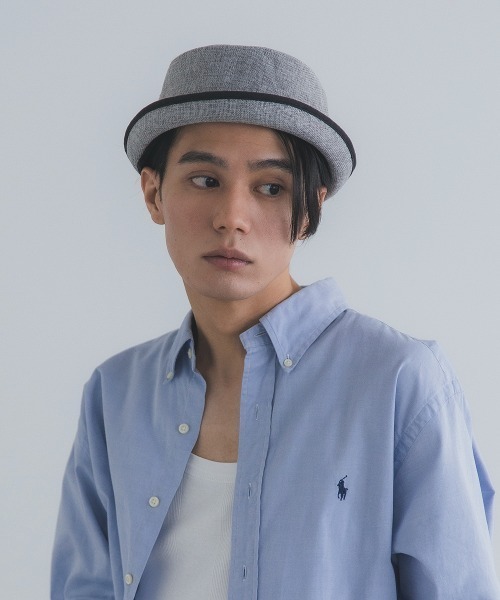 Ruben 帽子 ハット 紫外線カット LINEN LIKE PORKPIE HAT/リネンライク