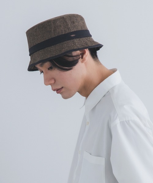 Ruben 帽子 ハット 紫外線カット LINEN LIKE PORKPIE HAT/リネンライク