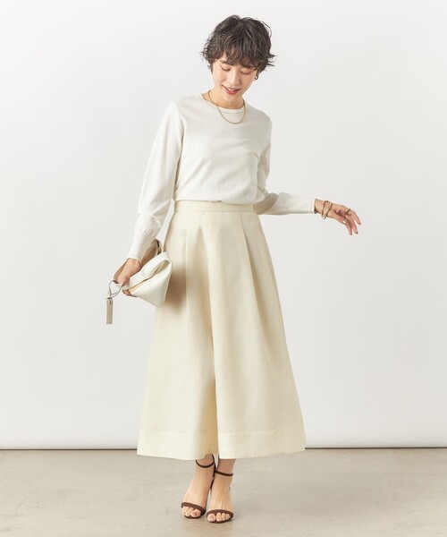 「NOLLEY'S Sophi」 長袖ニット 36 ダークネイビー レディース_画像2