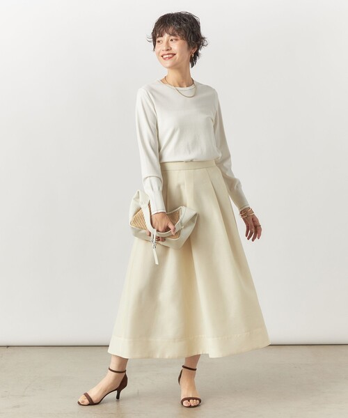 「NOLLEY'S Sophi」 長袖ニット 36 ダークネイビー レディース_画像4